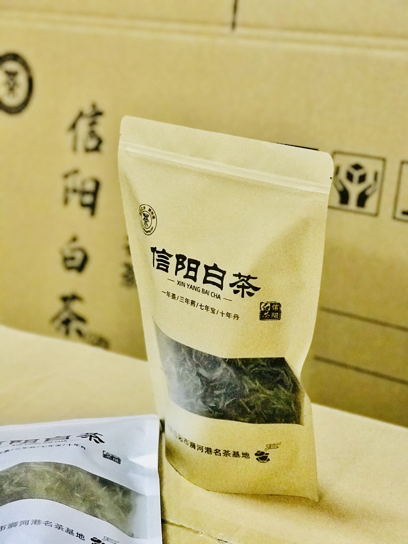 浉牌 信阳白茶 2024年浉河港高山润灵芽 简素牛皮纸袋装白茶